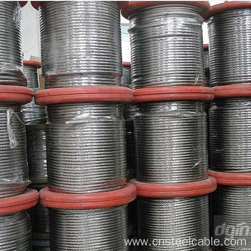 6X19+FC Dia.2.0mm to 10mm Galvanized steel wire rope